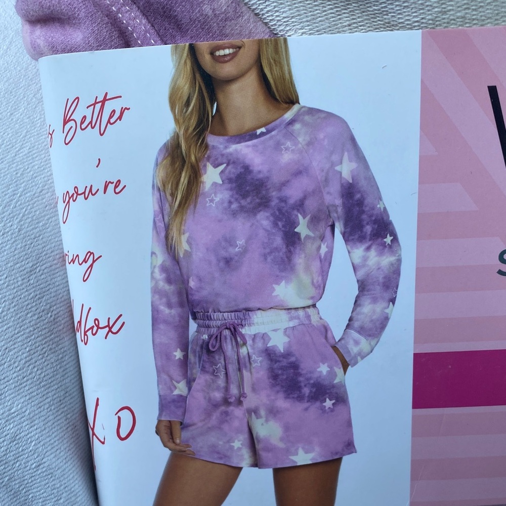 Wildfox Purple Star Pajama Set